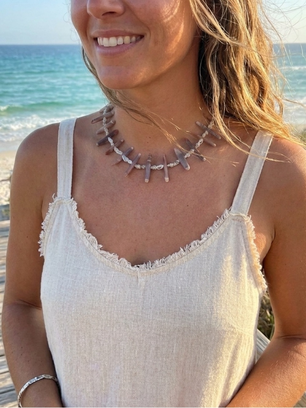 Bohemian Seashell Choker Necklace